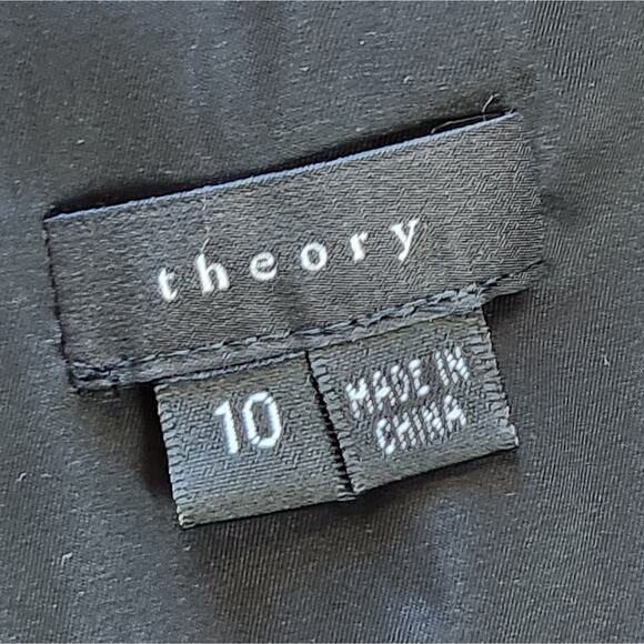Theory sheath dress gray wool blend size 10 - Picture 7 of 11